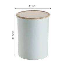 Load image into Gallery viewer, Household Kitchen Storage Container Plastic Airtight Storage Jars Cereal Dispenser Cylindrical Food Sealed Cans Simple Container