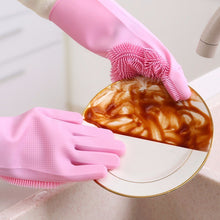 Load image into Gallery viewer, VOZRO Magic For Louder Rubber Garden Latex Hand Gloves Washing Dishes With Dish Washers For The Kitchen Car Wash And Pet Care