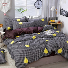 Load image into Gallery viewer, Home Textile Cartoon Happy Family Winter 3/4pcs Child Adult Bedding Set Luxury Comfortable Bedclothes Duvet Cover Bed Linen