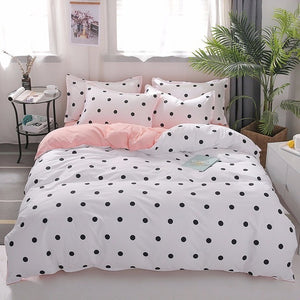 Home Textile Cartoon Happy Family Winter 3/4pcs Child Adult Bedding Set Luxury Comfortable Bedclothes Duvet Cover Bed Linen