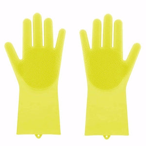 VOZRO Magic For Louder Rubber Garden Latex Hand Gloves Washing Dishes With Dish Washers For The Kitchen Car Wash And Pet Care