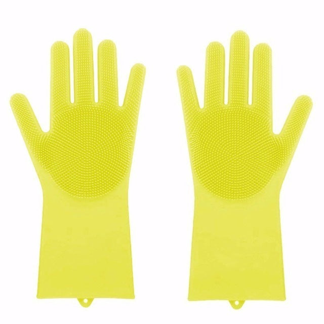 VOZRO Magic For Louder Rubber Garden Latex Hand Gloves Washing Dishes With Dish Washers For The Kitchen Car Wash And Pet Care