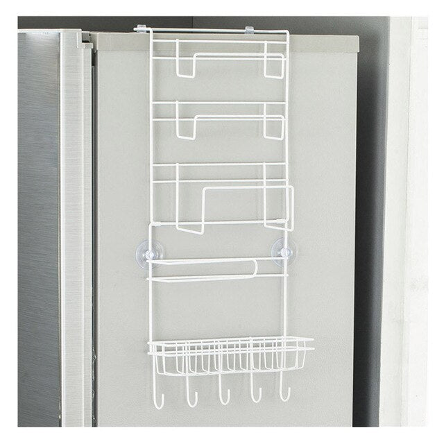 Refrigerator Side Wall Hanger Kitchen Storage Rack Multifunction Hanging Shelf UYT Shop