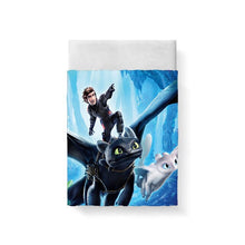 Load image into Gallery viewer, How to Train Your Dragon Movie Printing Bedding Sets Duvet Cover Bed Sheets Pillowcases Bed Linen King Bedding Set Home Textile