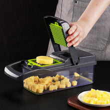 Load image into Gallery viewer, Multifunction Hot Vegetable Slicer with Dicing Blades Manual Potato Peeler Carrot Grater Dicer Kitchen Tools Vegetable Cutter