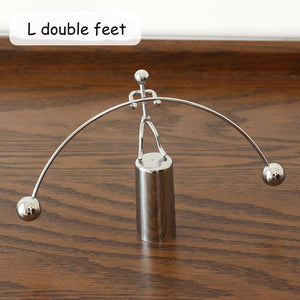 Metal Man Hogar Small Iron Man Perpetual Balance Physics Science Pendulum Newton Cradle Tumbler Desk Toy Home Decor