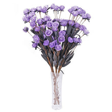 Load image into Gallery viewer, Newly Foam PE 15 Heads/pc Rose Artificial Flowers for Wedding Decor flower arrangement Party Home Decoration Accessories