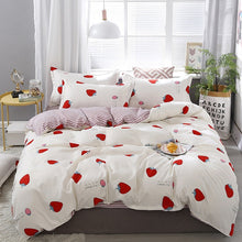 Load image into Gallery viewer, Lanke Cotton Bedding Sets, Home Textile Twin King Queen Size Bed Set Bedclothes with Bed Sheet Comforter set Pillow case