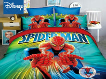 Load image into Gallery viewer, Disney marvel bedding set for children bed decor twin size duvet covers single flat sheet 2-4pcs home textile cartoon promotion