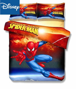 Disney marvel bedding set for children bed decor twin size duvet covers single flat sheet 2-4pcs home textile cartoon promotion