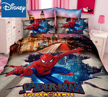 Load image into Gallery viewer, Disney marvel bedding set for children bed decor twin size duvet covers single flat sheet 2-4pcs home textile cartoon promotion