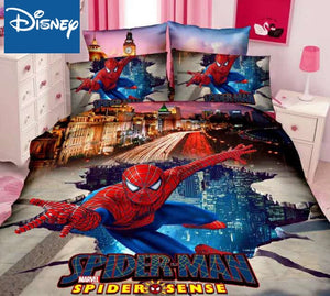 Disney marvel bedding set for children bed decor twin size duvet covers single flat sheet 2-4pcs home textile cartoon promotion