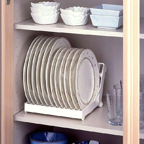 Kitchen Foldable Dish Plate Drying Rack Organizer Drainer Plastic Storage Holder Home Washing Great Kitchen Sink Dish frame MM