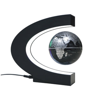 Shape C Magnetic Levitation Floating Globe Map LED Light Home Decoration US/EU/UK/AU Plug 2019 High Capacity  Dropshipping