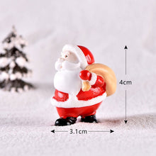 Load image into Gallery viewer, Fairy Garden Toys Santa Claus Snowman Christmas tree Ornaments Small Statue Figurines Crafts Christmas Xmas Home Decoration 1PC