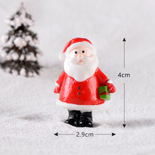 Load image into Gallery viewer, Fairy Garden Toys Santa Claus Snowman Christmas tree Ornaments Small Statue Figurines Crafts Christmas Xmas Home Decoration 1PC