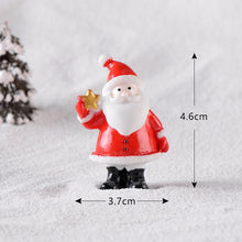 Load image into Gallery viewer, Fairy Garden Toys Santa Claus Snowman Christmas tree Ornaments Small Statue Figurines Crafts Christmas Xmas Home Decoration 1PC