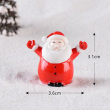 Load image into Gallery viewer, Fairy Garden Toys Santa Claus Snowman Christmas tree Ornaments Small Statue Figurines Crafts Christmas Xmas Home Decoration 1PC