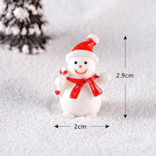 Load image into Gallery viewer, Fairy Garden Toys Santa Claus Snowman Christmas tree Ornaments Small Statue Figurines Crafts Christmas Xmas Home Decoration 1PC