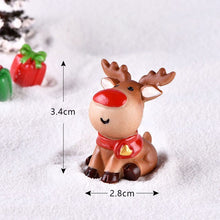 Load image into Gallery viewer, Fairy Garden Toys Santa Claus Snowman Christmas tree Ornaments Small Statue Figurines Crafts Christmas Xmas Home Decoration 1PC