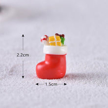 Load image into Gallery viewer, Fairy Garden Toys Santa Claus Snowman Christmas tree Ornaments Small Statue Figurines Crafts Christmas Xmas Home Decoration 1PC