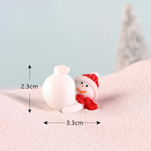 Load image into Gallery viewer, Fairy Garden Toys Santa Claus Snowman Christmas tree Ornaments Small Statue Figurines Crafts Christmas Xmas Home Decoration 1PC