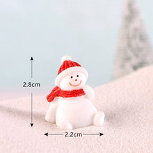 Load image into Gallery viewer, Fairy Garden Toys Santa Claus Snowman Christmas tree Ornaments Small Statue Figurines Crafts Christmas Xmas Home Decoration 1PC