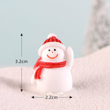 Load image into Gallery viewer, Fairy Garden Toys Santa Claus Snowman Christmas tree Ornaments Small Statue Figurines Crafts Christmas Xmas Home Decoration 1PC