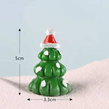 Load image into Gallery viewer, Fairy Garden Toys Santa Claus Snowman Christmas tree Ornaments Small Statue Figurines Crafts Christmas Xmas Home Decoration 1PC