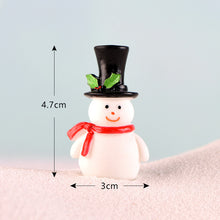 Load image into Gallery viewer, Fairy Garden Toys Santa Claus Snowman Christmas tree Ornaments Small Statue Figurines Crafts Christmas Xmas Home Decoration 1PC