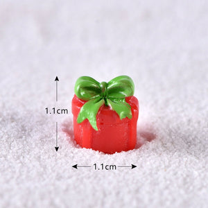 Fairy Garden Toys Santa Claus Snowman Christmas tree Ornaments Small Statue Figurines Crafts Christmas Xmas Home Decoration 1PC