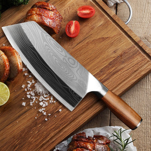 Kitchen Knife Household Stainless Steel Kitchen Knife Slicing Knife Forged Hand-Made Chinese-Style Chef Knife Small Kitchen Knif