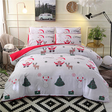 Load image into Gallery viewer, Lanke Christmas Bedding Sets, Home Textile Twin King Queen Size Bed Set  Duvet Cover Pillowcases