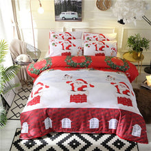 Load image into Gallery viewer, Lanke Christmas Bedding Sets, Home Textile Twin King Queen Size Bed Set  Duvet Cover Pillowcases