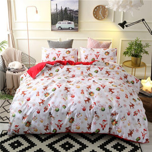 Lanke Christmas Bedding Sets, Home Textile Twin King Queen Size Bed Set  Duvet Cover Pillowcases