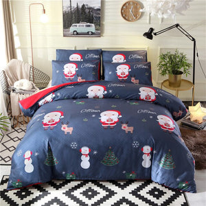 Lanke Christmas Bedding Sets, Home Textile Twin King Queen Size Bed Set  Duvet Cover Pillowcases