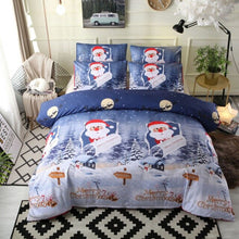 Load image into Gallery viewer, Lanke Christmas Bedding Sets, Home Textile Twin King Queen Size Bed Set  Duvet Cover Pillowcases