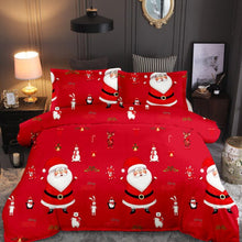 Load image into Gallery viewer, Lanke Christmas Bedding Sets, Home Textile Twin King Queen Size Bed Set  Duvet Cover Pillowcases