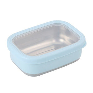 Square Stainless Steel Lunch Box Fresh Keeping Household Sealing Storage Box Leakproof new