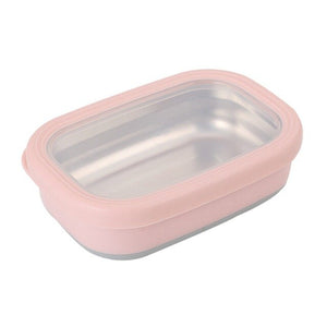 Square Stainless Steel Lunch Box Fresh Keeping Household Sealing Storage Box Leakproof new