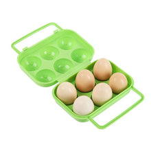 Load image into Gallery viewer, 12-grids Plastic Egg Storage Box Household Egg Boxes Portable Egg Box For Outdoor Camping