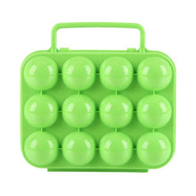 Load image into Gallery viewer, 12-grids Plastic Egg Storage Box Household Egg Boxes Portable Egg Box For Outdoor Camping