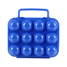 Load image into Gallery viewer, 12-grids Plastic Egg Storage Box Household Egg Boxes Portable Egg Box For Outdoor Camping