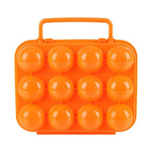 Load image into Gallery viewer, 12-grids Plastic Egg Storage Box Household Egg Boxes Portable Egg Box For Outdoor Camping