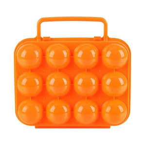 12-grids Plastic Egg Storage Box Household Egg Boxes Portable Egg Box For Outdoor Camping