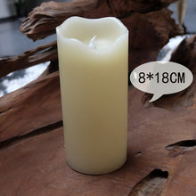 Load image into Gallery viewer, Paraffin Wax Candles Flameless Bougies D Coratives Velas Led Bar Pillar Decorative Candles Flameless Home Decor Bougies JKK196