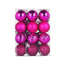 Load image into Gallery viewer, 30/60mm Christmas Xmas Tree Ball Bauble Hanging Home Party Ornament Decor 24/100PC Décoration de noël