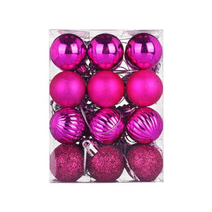 30/60mm Christmas Xmas Tree Ball Bauble Hanging Home Party Ornament Decor 24/100PC Décoration de noël