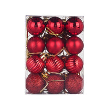 Load image into Gallery viewer, 30/60mm Christmas Xmas Tree Ball Bauble Hanging Home Party Ornament Decor 24/100PC Décoration de noël