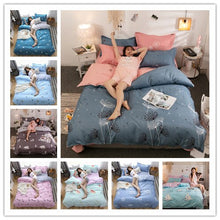 Load image into Gallery viewer, Brief Printed Bedding Set Soft Home Textile Twin Full Queen Size 3pcs For Kids Teens Adults